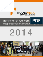 Informe Actividades RSE 2014 PDF