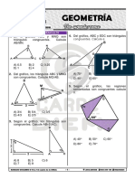 Geometría - Congruencia de Triángulo PDF