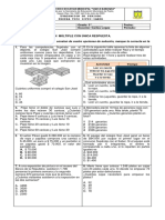 Prueba tipo ICFES-SABER con preguntas de selección múltiple