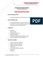 Trabajo de Investigación Nº1 - Analisis Estructural