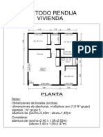 Metodo Rendija Vivienda Dimensiones Locales Aberturas