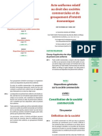 AU OHADA Societes commerciales (1997)