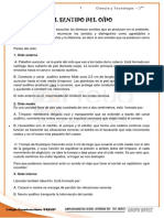 3ro Primaria Rcuiencia y Tecnologia Tema El Sentido Del Oido y El Sentido Del Olfato 14abr