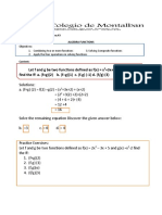 Algebra Functions Worksheet