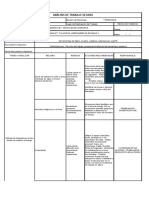 Análisis de trabajo seguro para desmontaje y montaje de lámparas