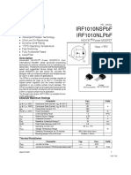 Infineon IRF1010NS DS v01 - 00 EN PDF