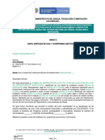 Anexo 2. Carta Unificada de Aval y Compromiso Institucional