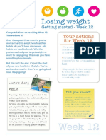 Losing Weight: Week 12