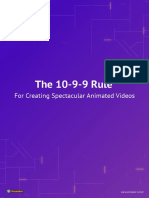 The 10-9-9 Rule for Creating Spectacular Animated Videos