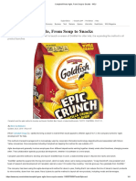 Case Study - Campbell Goes Agile, From Soup to Snacks (Food Industry)