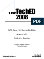 DM08 – FactoryTalk Historian Site Edition DataLink Reporting