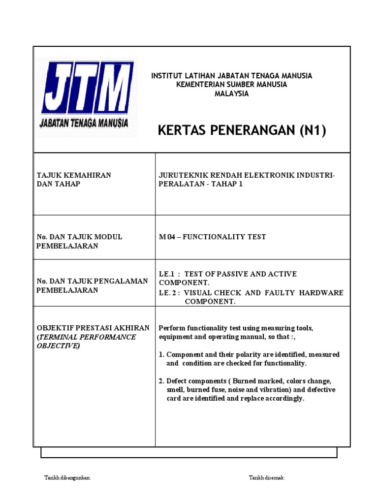 Keratas Penerangan Perintang