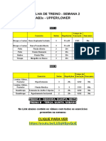 Planilha de Treino - Semana 2 PDF