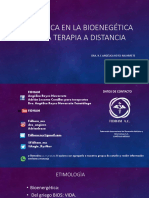 La Etica en La Bioenergetica y en La Terapia A Distancia