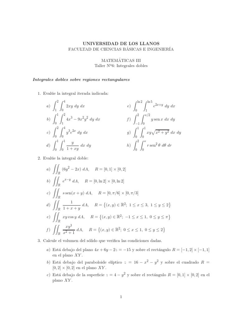 Taller 6 Pdf Ensenanza De Matematica