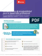 Cef 2019 Instructivo Elaboración Ensayo PDF