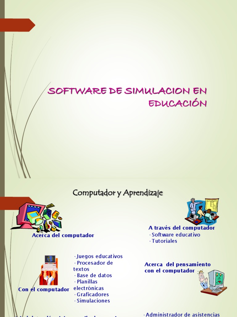 Simuladores Educativos en Software | PDF | Software | Ingeniería de ...