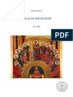 Selección de Cantos para La Vigilia de Pentecostés A.D. 2020 - Def - Prot PDF