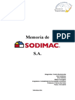 Resumen Memoria Sodimac Sa