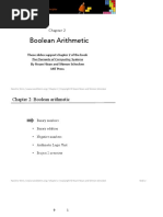 Chapter 2 Boolean Arithmetic