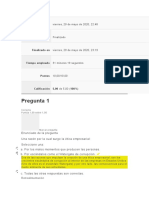 Examen de ética empresarial resuelto en 31 minutos