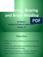 Soldering, Brazing and Braze Welding: Ag Metals I Welding Principles & Applications
