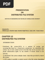 Presentation ON Distributed File System: Institute of Engineering and Technology Bundelkhand University