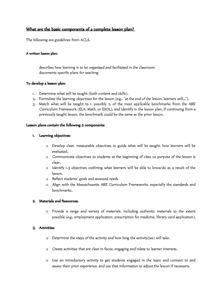 basic-components-of-lesson-plan-pdf-lesson-plan-educational