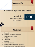 Lec 04- Economical System and Islam