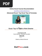 Excel Advanced Top10TIPS Documentation LeilaGharani