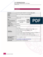 Guía Docente de La Asignatura