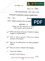 U-1CSE-ENG101 (Question Paper) (2015) PDF