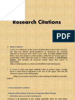 Research Citations