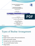 Gujarat Technological University Powerpoint Presentation: On "Bus-Bar Arrangement in Substantion"
