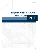 Equipment Care and Cleaning: Technical Service Manual - All Models
