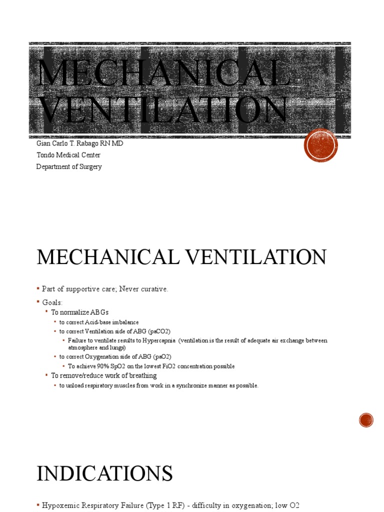 Understanding Mechanical Ventilation Basics | PDF | Breathing ...