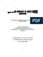 Proforma For Registration of Subject For: Dissertation