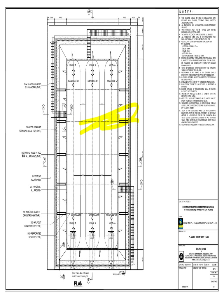 M30 All Around (Typ.) : Construction of Mounded Storage Vessel at ...