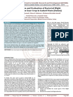 Identification and Evaluation of Bacterial Blight Occurrence On Guar Crop in Gadarif State Sudan