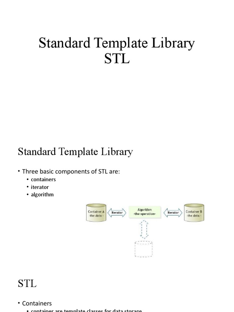 Intro to STL: Containers & Iterators | PDF