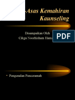 AsasAsas Kemahiran Kaunseling