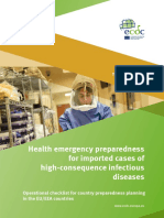 Health Emergency Preparedness Imported Cases of High Consequence Infectious Diseases PDF