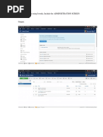 Create A Web Site Using Joomla. Include The ADMINISTRATION SCREEN