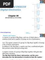 ENS2456 and ENS6154 Digital Electronics: Registers & Counters