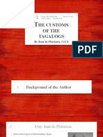 HT126 Group 2 The Customs of The Tagalogs