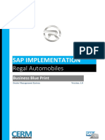 Sap Implementation: Regal Automobiles