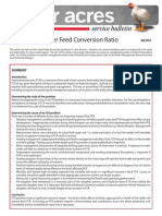 Optimizing Broiler Feed Conversion Ratio: July 2011