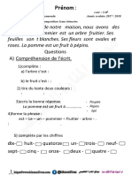 اختبارات السنة الثالثة ابتدائي الفصل الثالث اللغة الفرنسية موقع المنارة التعليمي 2018