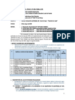 Informe Mensual Del Docente - Aprendo en Casa Ok 27 de Mayo MINEDU DREA