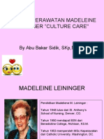 Teori Keperawatan Madeleine Leininger